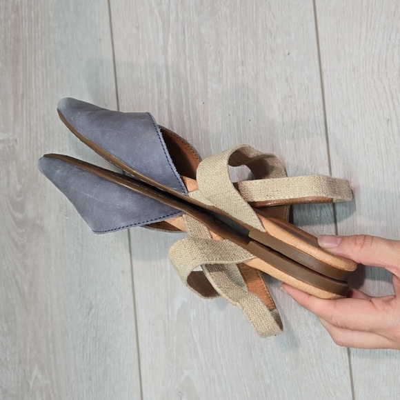 Born Women Chulu Leather Loafer Slip on ballet shoes sz 8M - Picture 8 of 12